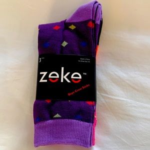 Boys Dress Socks- pack of 3 pairs - fits shoe size 3-9